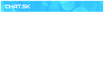Tablet Screenshot of chat.sk